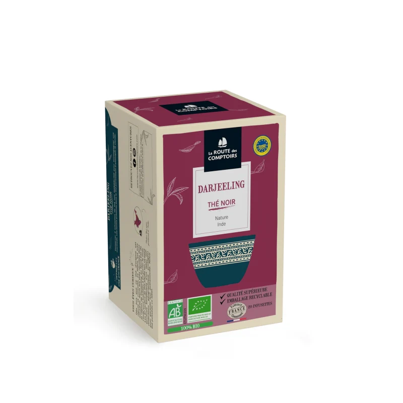 Darjeeling black tea Organic 20 filters