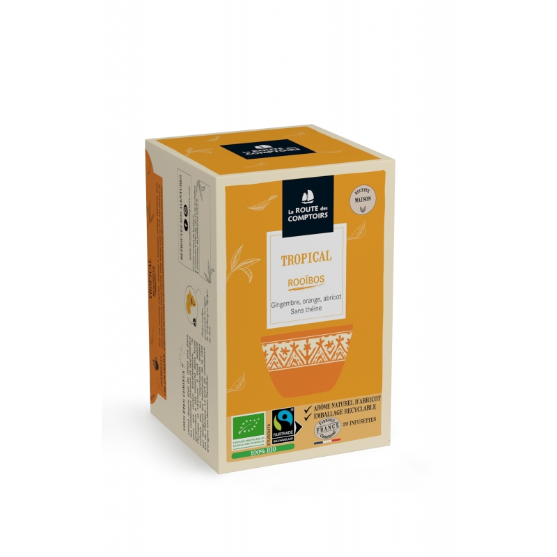Rooibos tropical Organic/Fairtrade 20 filters